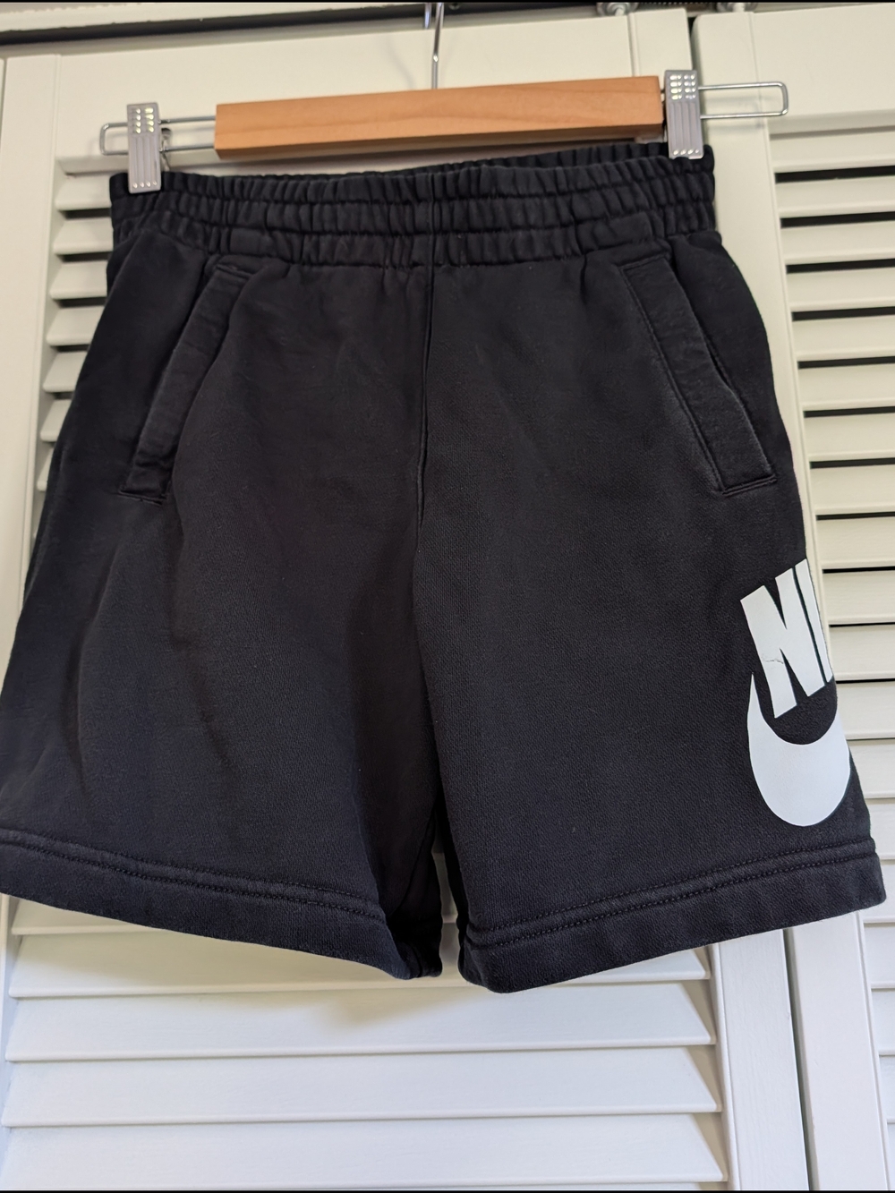 Nike Black Logo Sweat Shorts